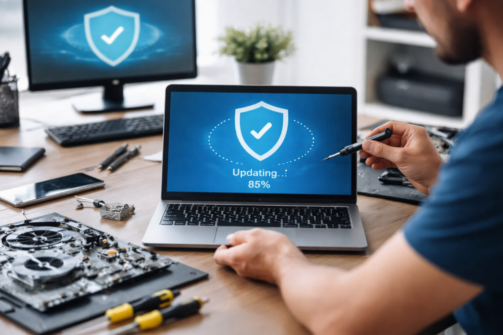 Computer software and security update in Adelaide